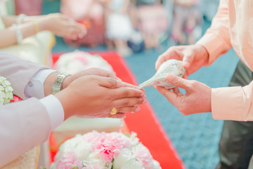 The Wedding Holy Water Pouring Ceremony.