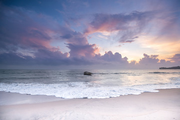 Beautiful beach landscape in Sri Lanka