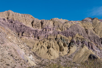 Paisaje de los cerros en Jujuy