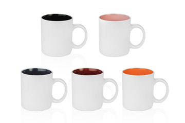 colorful mugs