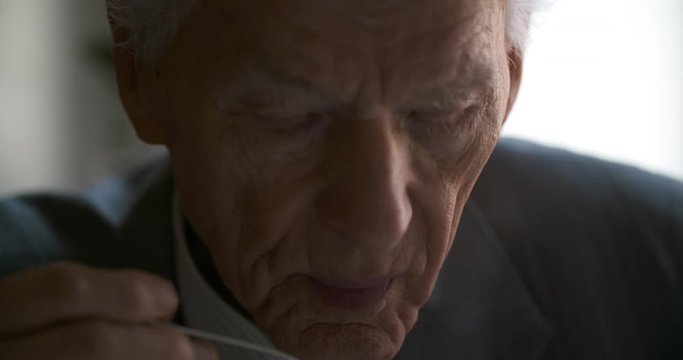 Portrait of Old Man Retirement.