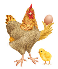 poule, coq, oeuf, isolé, ferme, animal, volaille, magenta, rouge, , , fière, producteur, montrer, agriculture, coquelet, oiseau, domestique, brun, poussin, bec, rouge, bétail, oeuf, agriculture, viand