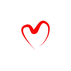 Love icon logo design vector template