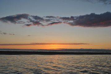 Coucher de soleil sud de France