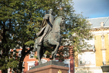 Monument to Danylo Halytskyi in Lviv