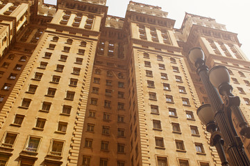 Sao Paulo, Brazil - September 14, 2019: Martinelli Building. With 30 floors, was the first...