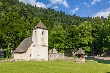 Fototapeta na wymiar Church in the Red Monastery, Slovakia
