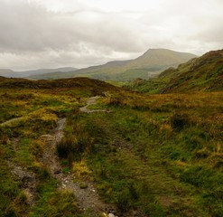 Dramatic Mountain Landscape - Wales UK
