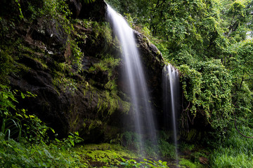 Beautiful waterfall in Sri Lanka