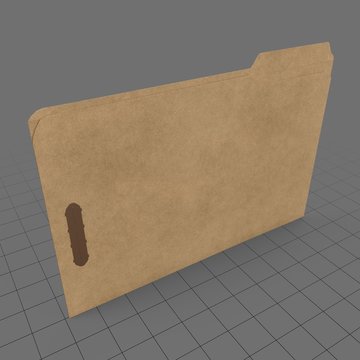 Closed legal file folder 2