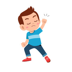 cute kid teen boy show facial expression © Colorfuel Studio