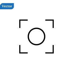Line focus icon illustration isolated vector sign symbol