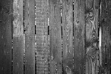 Fototapeta premium The texture of the old dry rough boards, black and white. Wooden background,