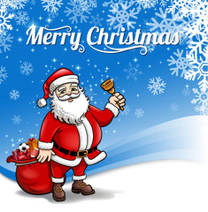 Santa Claus celebration card