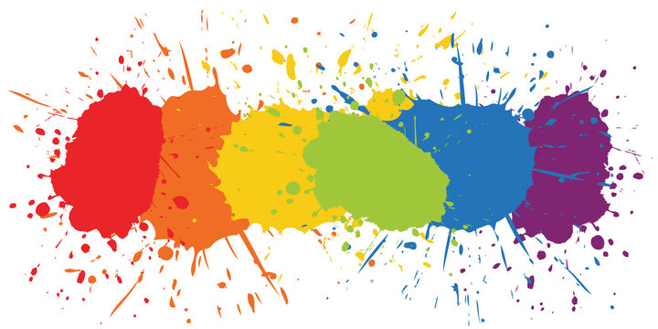 Color Paint Splash - Gay Pride