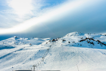 Fototapeta na wymiar Candanchú ski resort
