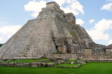 Mayan ruins on the jungle