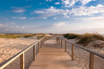 Costa Nova Beach. Aveiro, Portugal