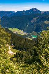 Beautiful alpine view at Annaberg, Lammertal, Salzburg, Austria