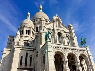 Fototapeta na wymiar Sacré-Cœur, Paris.The Basilica of the Sacred Heart of Paris, France.