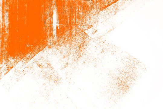 orange white paint brush strokes background	