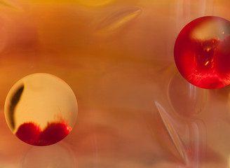 abstract background with ball