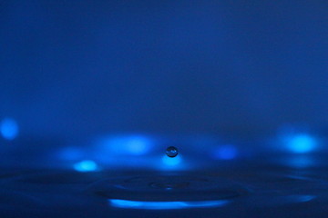 drops of water in flight