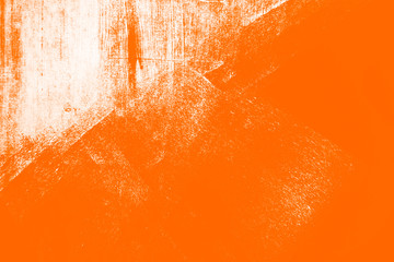 orange white paint brush strokes background	 - 290826981