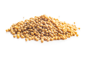 Yellow mustard seeds.