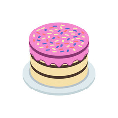 Сake isometric icon