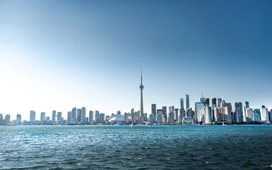 Fotobehang Toronto city skyline, Ontario, Canada © surangaw