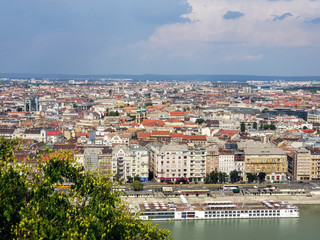 view of the city of Budapest