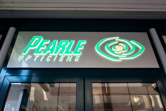 ROERMOND, NETHERLANDS - December 4, 2016: Entrance of a Pearle branch. Pearle is a brand of GrandVision, a global leader in optical retail with operations in 44 different countries.