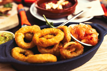 squid rings calamari tapas
