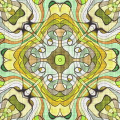 Abstract geometry- mosaic illustration