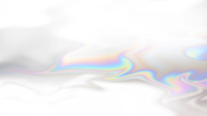 Abstract white calm air wallpaper. Soft pastel multicolor holographic marbling illustration. Romantic relax background with place for text, copy space. Not trace, include mesh gradient. Vector EPS10