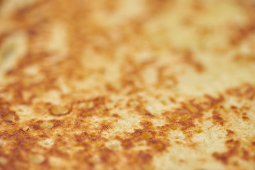 Cooking pancakes at home