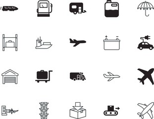 transport vector icon set such as: commerce, road, hotel, key, plug, guidance, search, management, wood, warehouse, knowledge, gift, sport, automated, silicone walley, regulation, worker, science