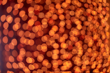 Background with LED lights garland