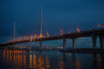 Bridge in Saint Petersburg Russia
