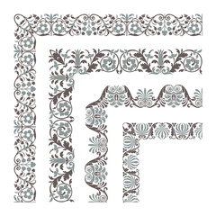 Decorative seamless border