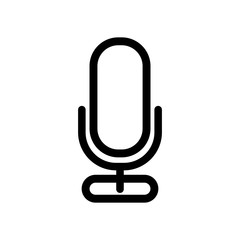 microphone record isolated icon vector illustration