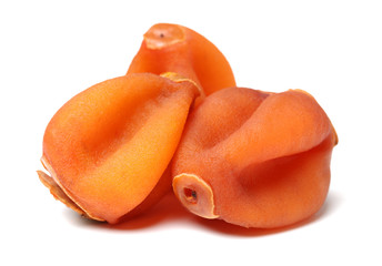 Dried persimmon. People, single.