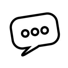 speech bubble message icon vector illustration