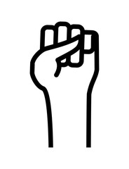 hand human isolated icon vector illustration