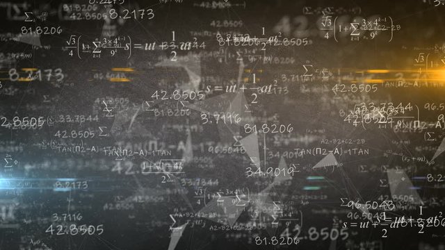 Blackboard Mathematical symbols, functions, formula's and equations