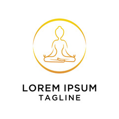 Premium Yoga Logo Design Template