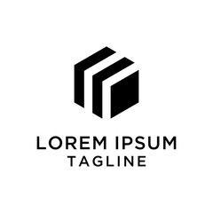 Icon Geometric Abstract Logo Template