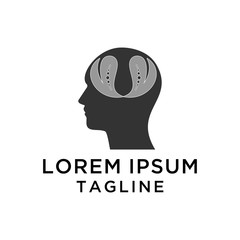 Head Nature Logo Design Template