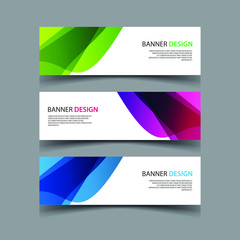 Vector Abstract design banner web template